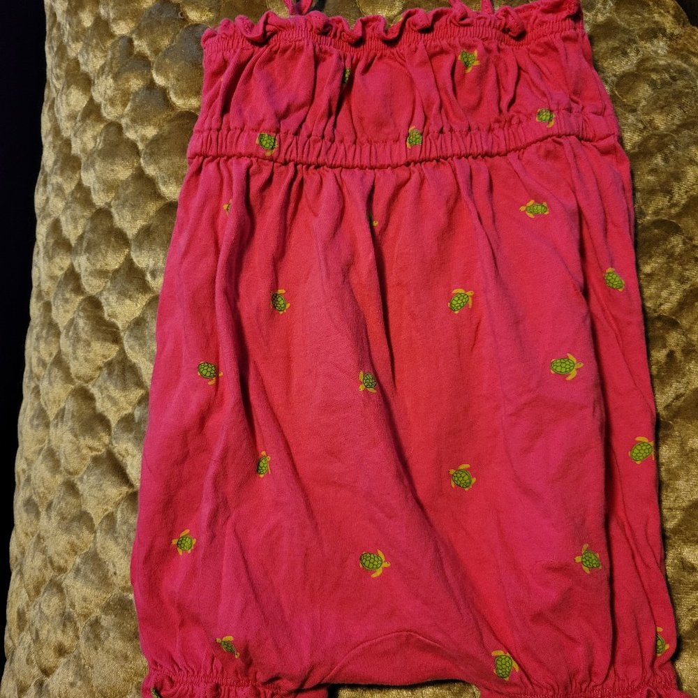 Chaps Turtle Romper - Picture 2 of 4